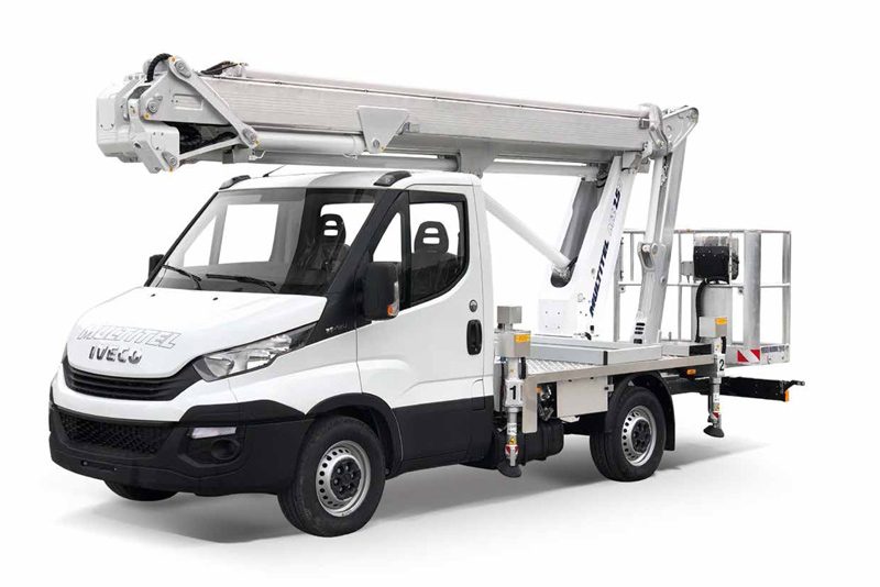 Multitel MZ250 truck-mounted cherry picker